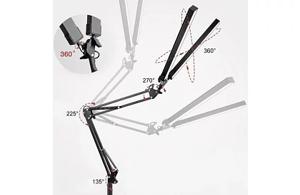 Lampa de birou reglabilă 24W – 168 LED
