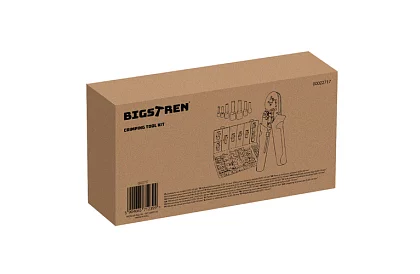 Clește de crimpare pentru conectori 0,25–10 mm2 + set 1200 conectori