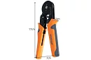 Clește de crimpare pentru conectori 0,25–10 mm2 + set 1200 conectori