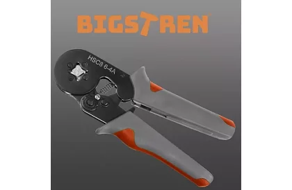 Clește de crimpare pentru conectori 0,25–10 mm2 + 500 bucăți conectori