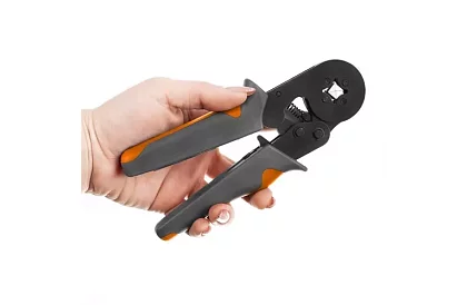 Clește de crimpare pentru conectori 0,25–10 mm2 + 500 bucăți conectori