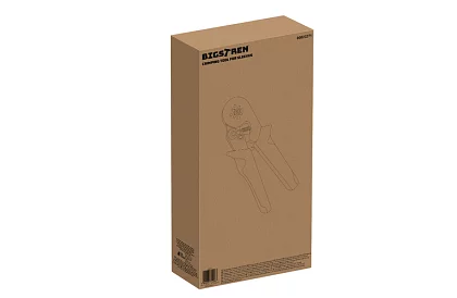 Clește de crimpare pentru conectori 0,25–10 mm2 + 500 bucăți conectori