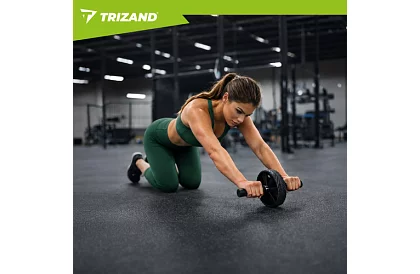 Roata pentru exerciții abdominale + saltea pentru genunchi