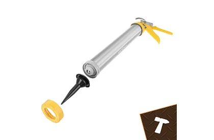 Pistolă de aplicare a chitului 600 ml + 5 duze + 5 spatule