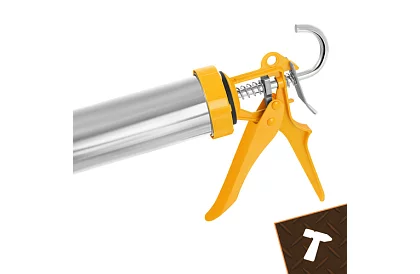 Pistolă de aplicare a chitului 600 ml + 5 duze + 5 spatule