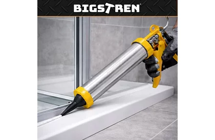 Pistolă de aplicare a chitului 600 ml + 5 duze + 5 spatule