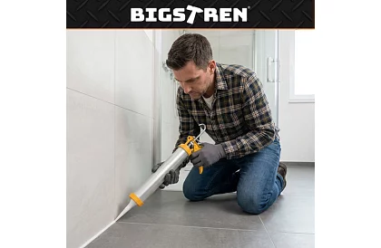 Pistolă de aplicare a chitului 600 ml + 5 duze + 5 spatule