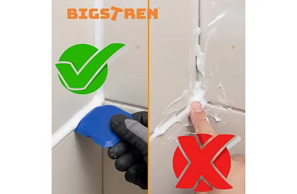 Pistolă de aplicare a chitului 600 ml + 5 duze + 5 spatule