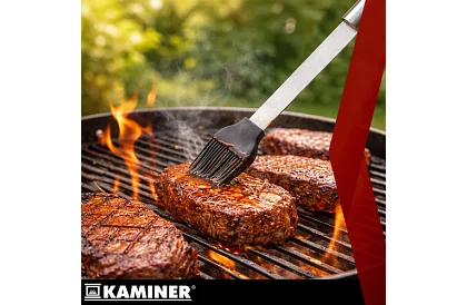 Unelte de grătar din oțel inoxidabil - set de 6 piese