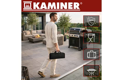 Unelte de grătar din oțel inoxidabil - set de 6 piese