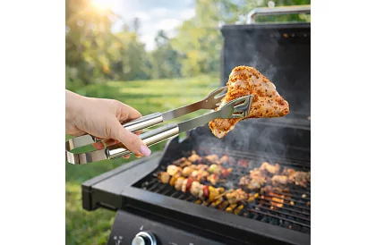 Unelte de grătar din oțel inoxidabil - set de 6 piese