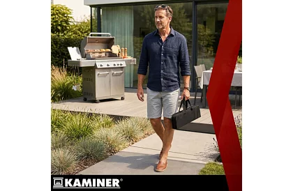 Unelte de grătar din oțel inoxidabil - set de 3 piese