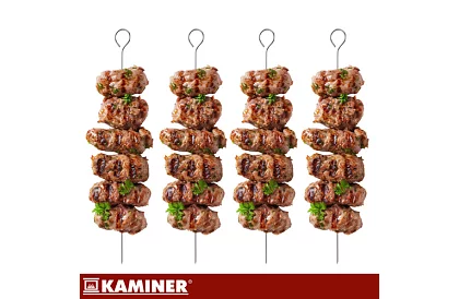 Unelte de grătar din oțel inoxidabil - set de 9 piese