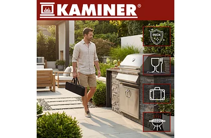 Unelte de grătar din oțel inoxidabil - set de 9 piese