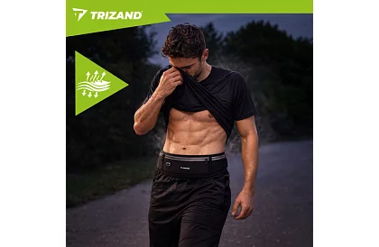 Belt sportiv de alergare TRIZAND – negru
