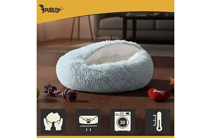 Pat de blană cu acoperiș 44 × 38 cm