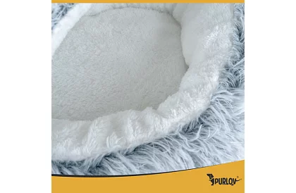 Pat de blană cu acoperiș 44 × 38 cm