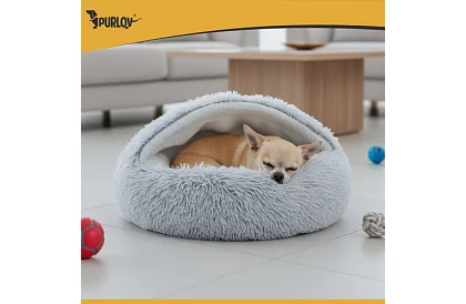 Pat de blană cu acoperiș 44 × 38 cm