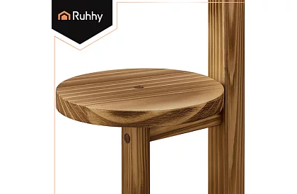 Suport elegant din lemn pentru flori 86 × 33 cm