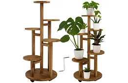 Suport elegant din lemn pentru flori 86 × 33 cm