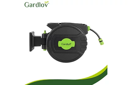 Rola de perete pentru furtun - tambur automat cu furtun de 20 m