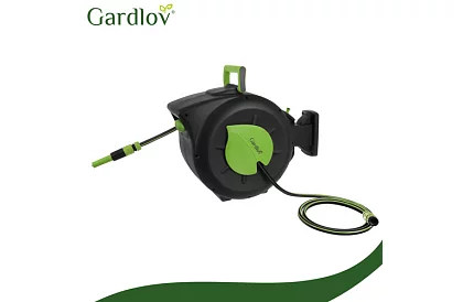 Rola de perete pentru furtun - tambur automat cu furtun de 30 m