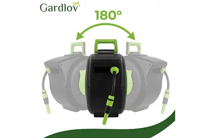 Rola de perete pentru furtun - tambur automat cu furtun de 30 m