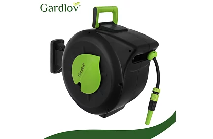 Rola de perete pentru furtun - tambur automat cu furtun de 30 m