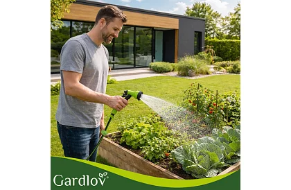 Rola de perete pentru furtun - tambur automat cu furtun de 30 m