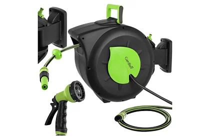 Rola de perete pentru furtun - tambur automat cu furtun de 30 m