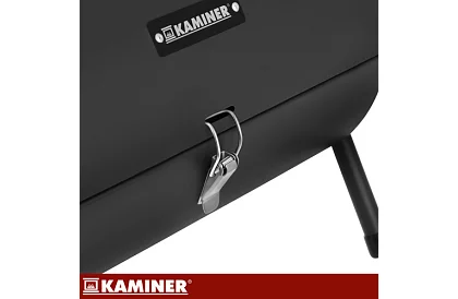 Grătar de camping pe cărbune – 2 grătare, termometru