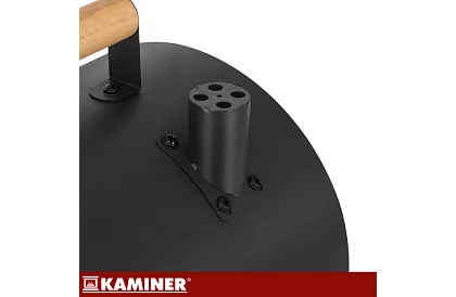 Grătar de camping pe cărbune – 2 grătare, termometru