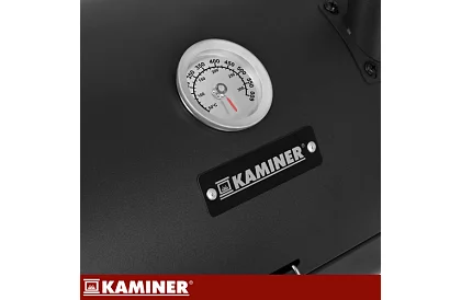 Grătar de camping pe cărbune – 2 grătare, termometru