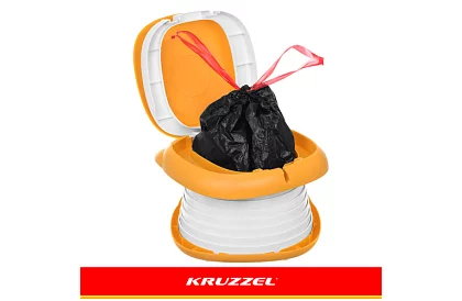 Toaletă pliabilă pentru copii + pungi igienice