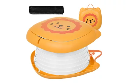 Toaletă pliabilă pentru copii + pungi igienice