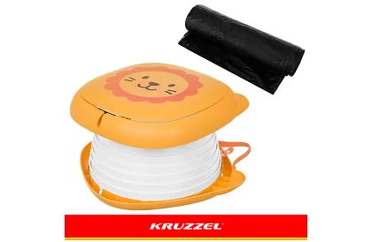 Toaletă pliabilă pentru copii + pungi igienice