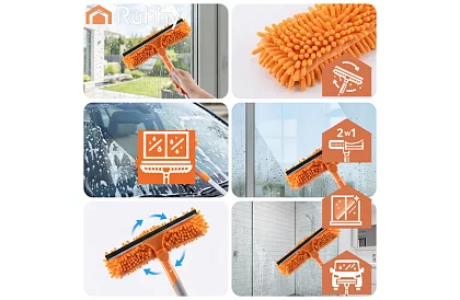 Răzătoare telescopică pentru feronerie cu mop 3 în 1