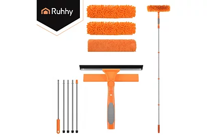 Răzătoare telescopică pentru feronerie cu mop 3 în 1