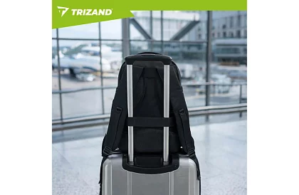 Rucsac de călătorie 2 în 1 – bagaj de mână pentru avion 40 × 20 × 25 cm – negru