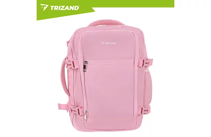 Rucsac de călătorie 2 în 1 – bagaj de mână pentru avion 40 × 20 × 25 cm – roz