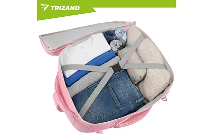 Rucsac de călătorie 2 în 1 – bagaj de mână pentru avion 40 × 20 × 25 cm – roz