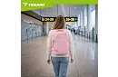 Rucsac de călătorie 2 în 1 – bagaj de mână pentru avion 40 × 20 × 25 cm – roz