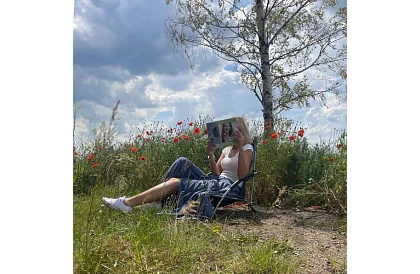 Scaun de camping pliabil – gri