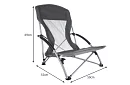 Scaun de camping pliabil – gri
