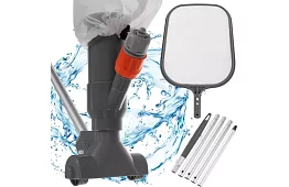 Aspirator de piscină set 2 în 1 – aspirator + plasă