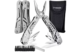 Clește multifuncțional – unealtă 13 în 1 + 11 biți