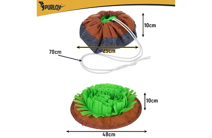 Mata de miros  sniff mat 48 cm – jucărie interactivă pentru recompense