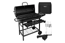 Grătar de grădină pe cărbune 108x67x96cm + accesorii
