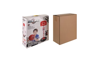 Coș de baschet pentru copii, ajustabil, cu tablă + minge