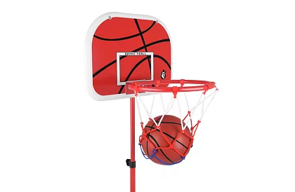 Coș de baschet pentru copii, ajustabil, cu tablă + minge